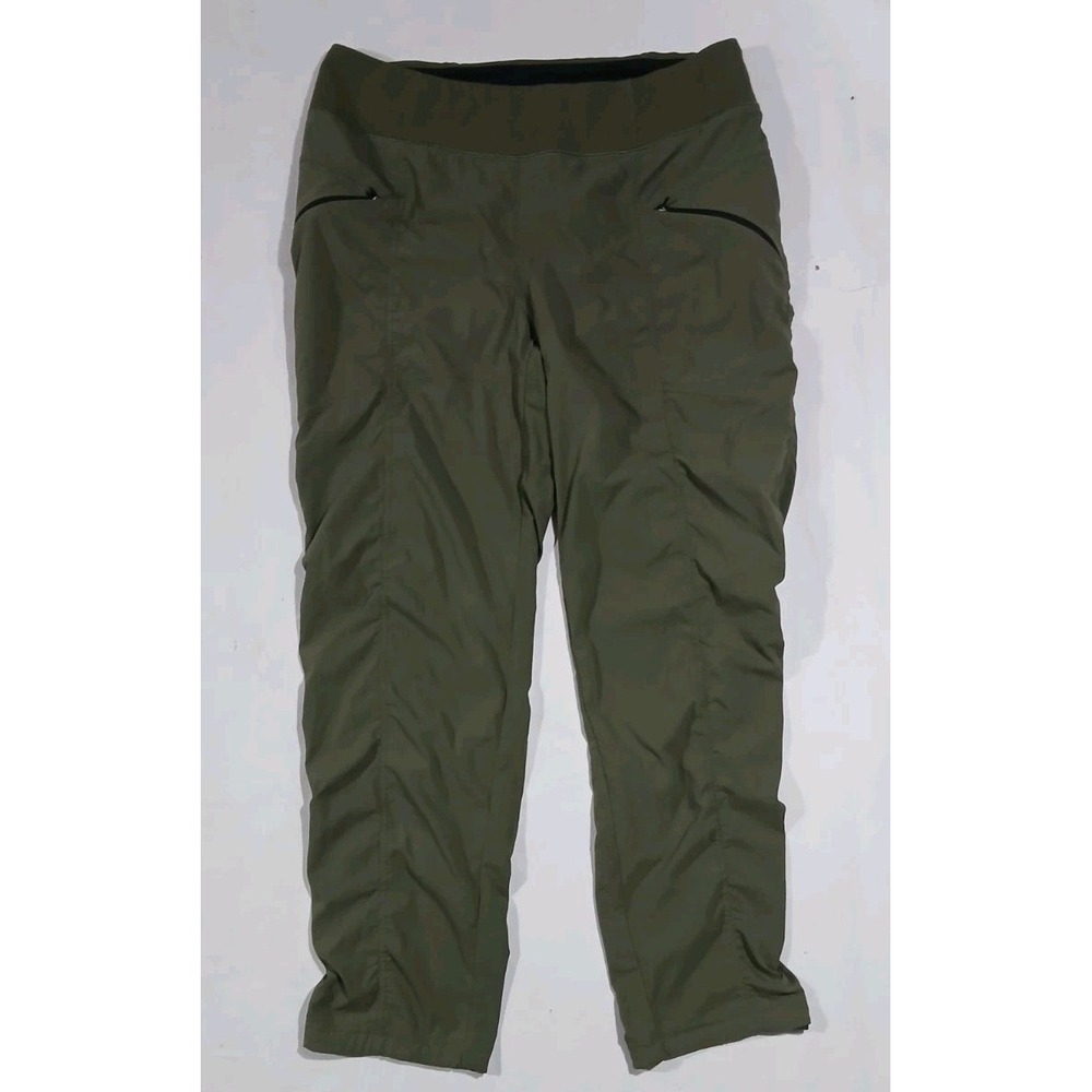 Prana Koen Mid Rise Pants Size Large Pull On UPF 50 Hike Lightweight Breathable